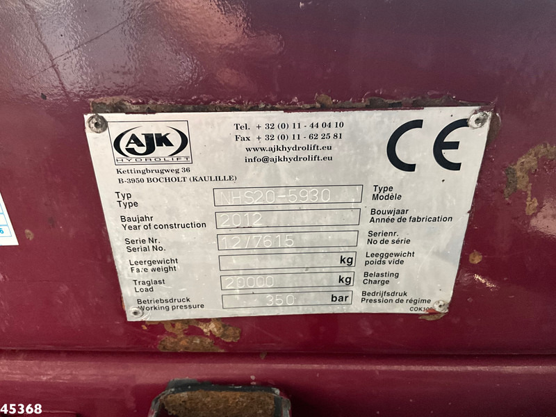 Camión multibasculante Volvo FM 410 AJK 20 Ton haakarmsysteem: foto 16
