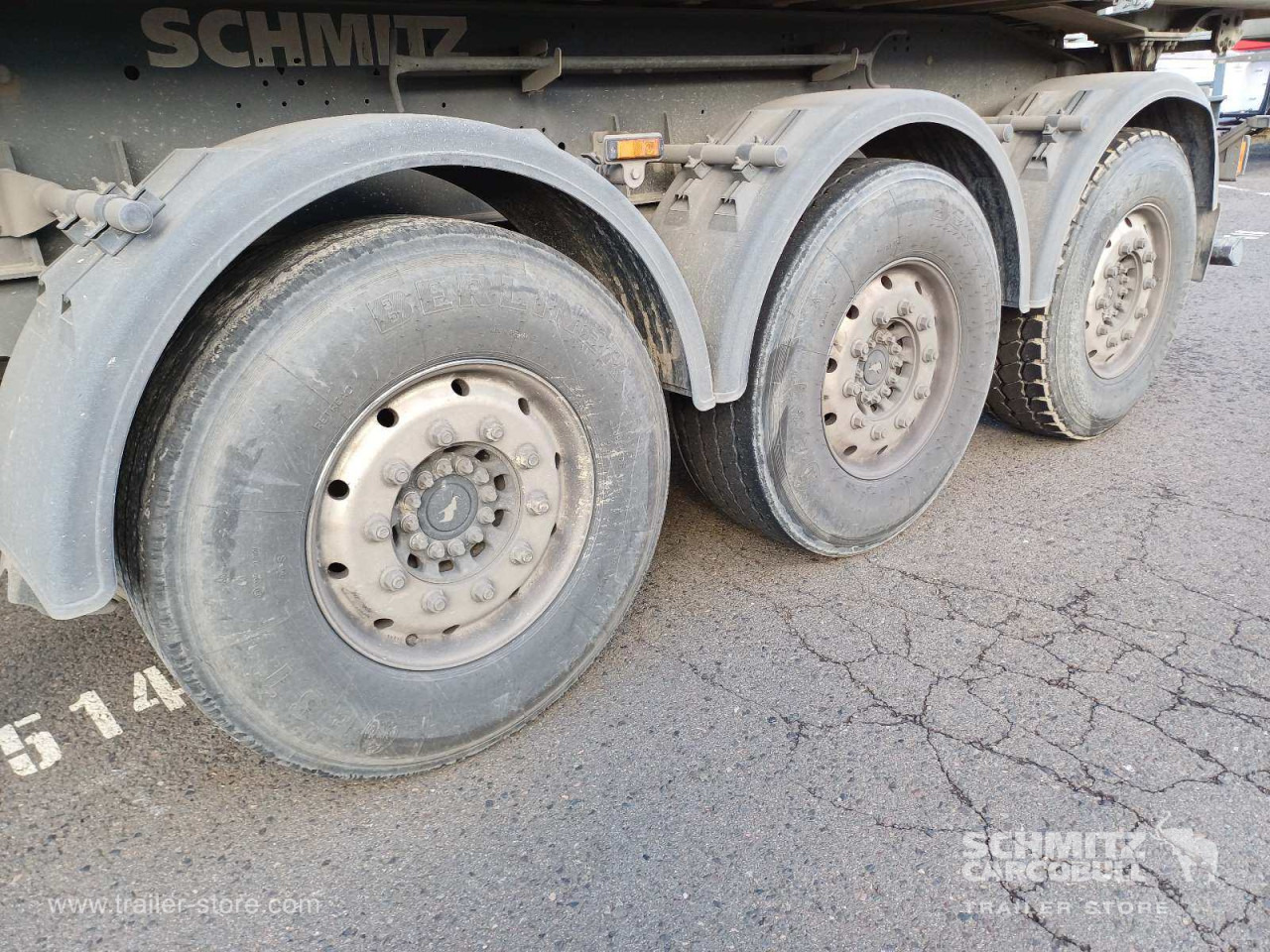 SCHMITZ Auflieger Kipper Alukastenmulde 24m³ - Semirremolque volquete: foto 2 SCHMITZ Auflieger Kipper Alukastenmulde 24m³ - Semirremolque volquete: foto 2