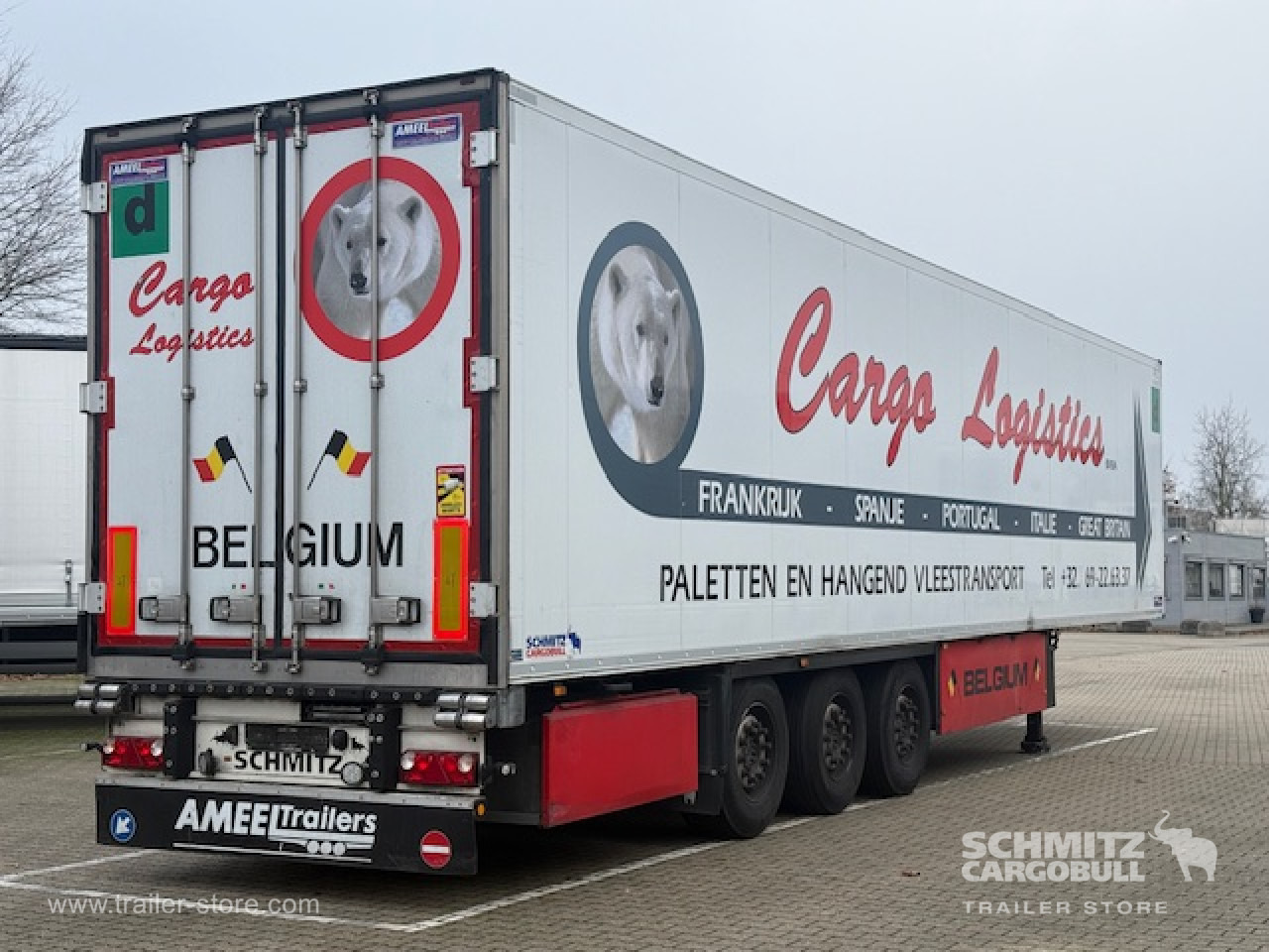 Semirremolque isotérmico SCHMITZ Oplegger Vries Vleeshangwerk: foto 8 Semirremolque isotérmico SCHMITZ Oplegger Vries Vleeshangwerk: foto 8
