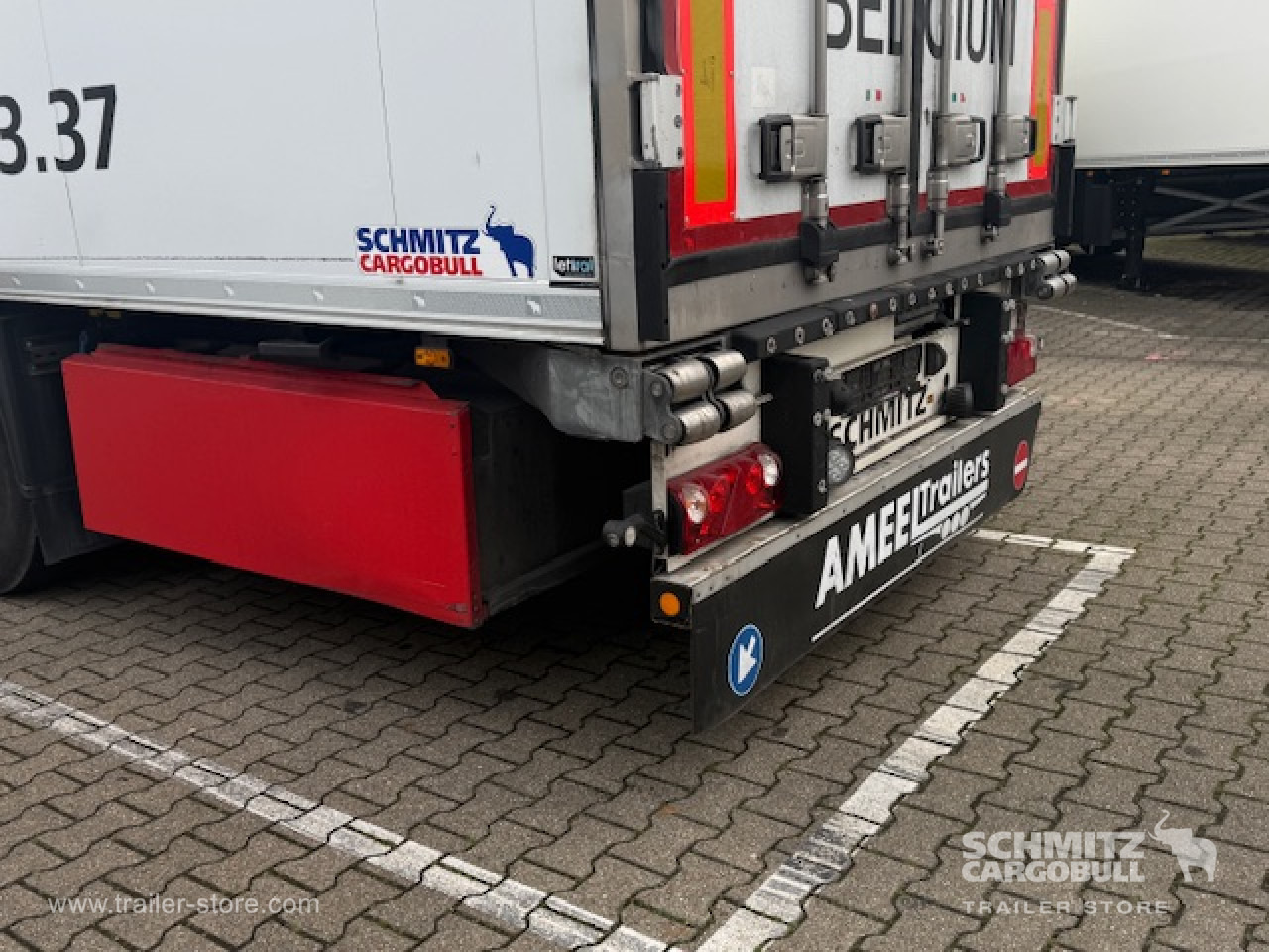 Semirremolque isotérmico SCHMITZ Oplegger Vries Vleeshangwerk: foto 14 Semirremolque isotérmico SCHMITZ Oplegger Vries Vleeshangwerk: foto 14