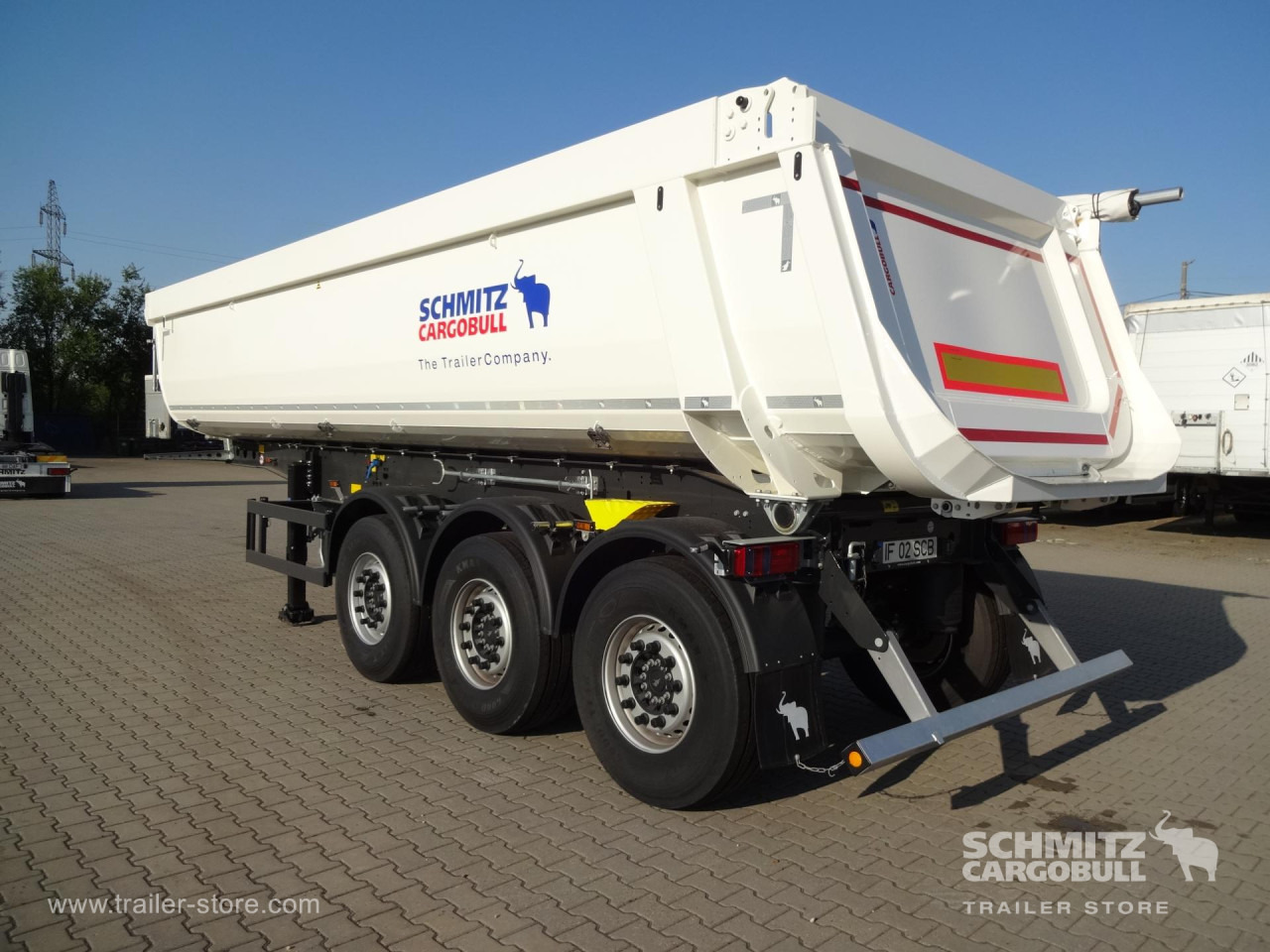 SCHMITZ Tipper Steel half pipe body 27m³ - Semirremolque volquete: foto 1 SCHMITZ Tipper Steel half pipe body 27m³ - Semirremolque volquete: foto 1
