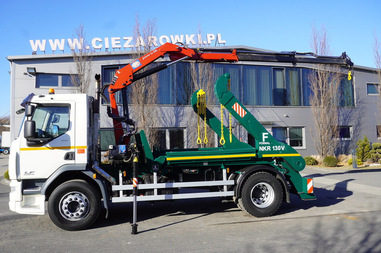 DAF LF 18.310 E6 / Skip loader Fornal NKR 130V / HDS HMF 735 K2 / Manual gearbox - Camión multibasculante, Camión grúa: foto 4 DAF LF 18.310 E6 / Skip loader Fornal NKR 130V / HDS HMF 735 K2 / Manual gearbox - Camión multibasculante, Camión grúa: foto 4