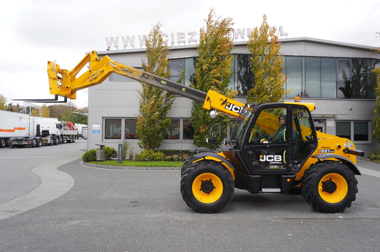 Cargadora de ruedas telescópica JCB 531-70 / 900 MTH telescopic charger! / 3.1 T / 7 M: foto 11
