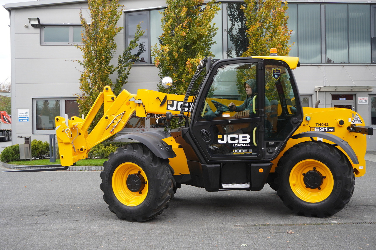 Cargadora de ruedas telescópica JCB 531-70 / 900 MTH telescopic charger! / 3.1 T / 7 M: foto 14