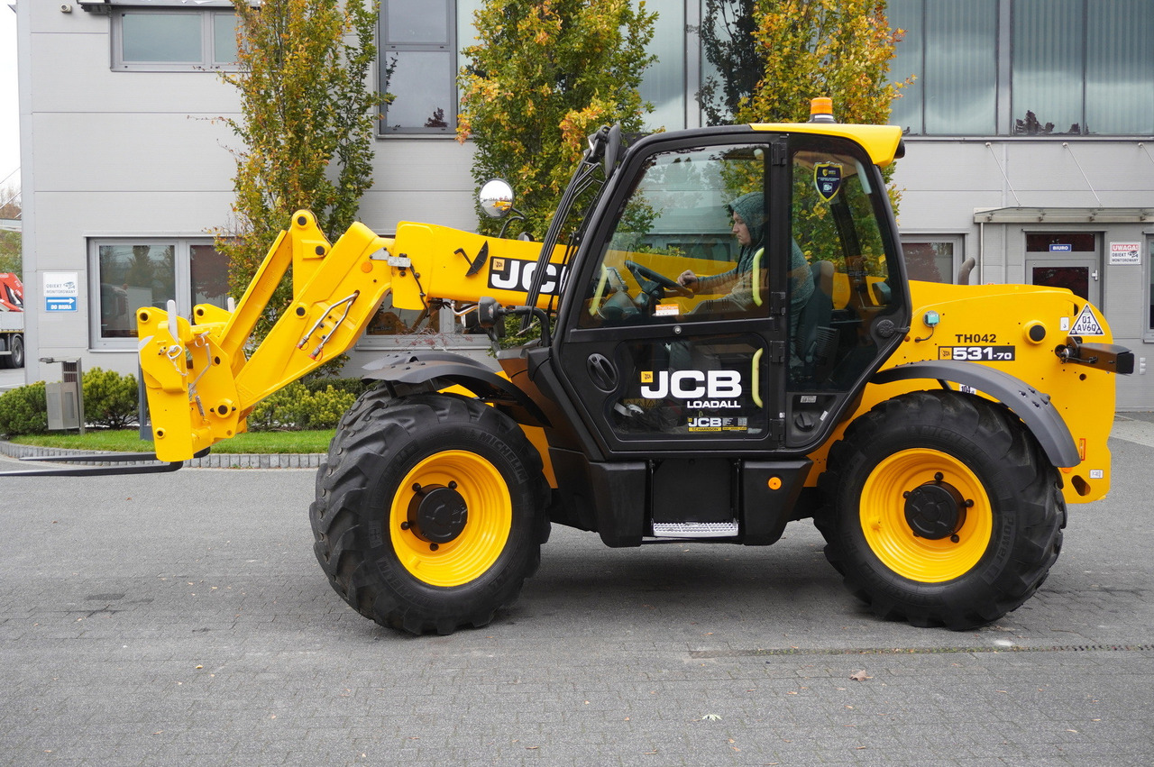 Cargadora de ruedas telescópica JCB 531-70 / 900 MTH telescopic charger! / 3.1 T / 7 M: foto 12