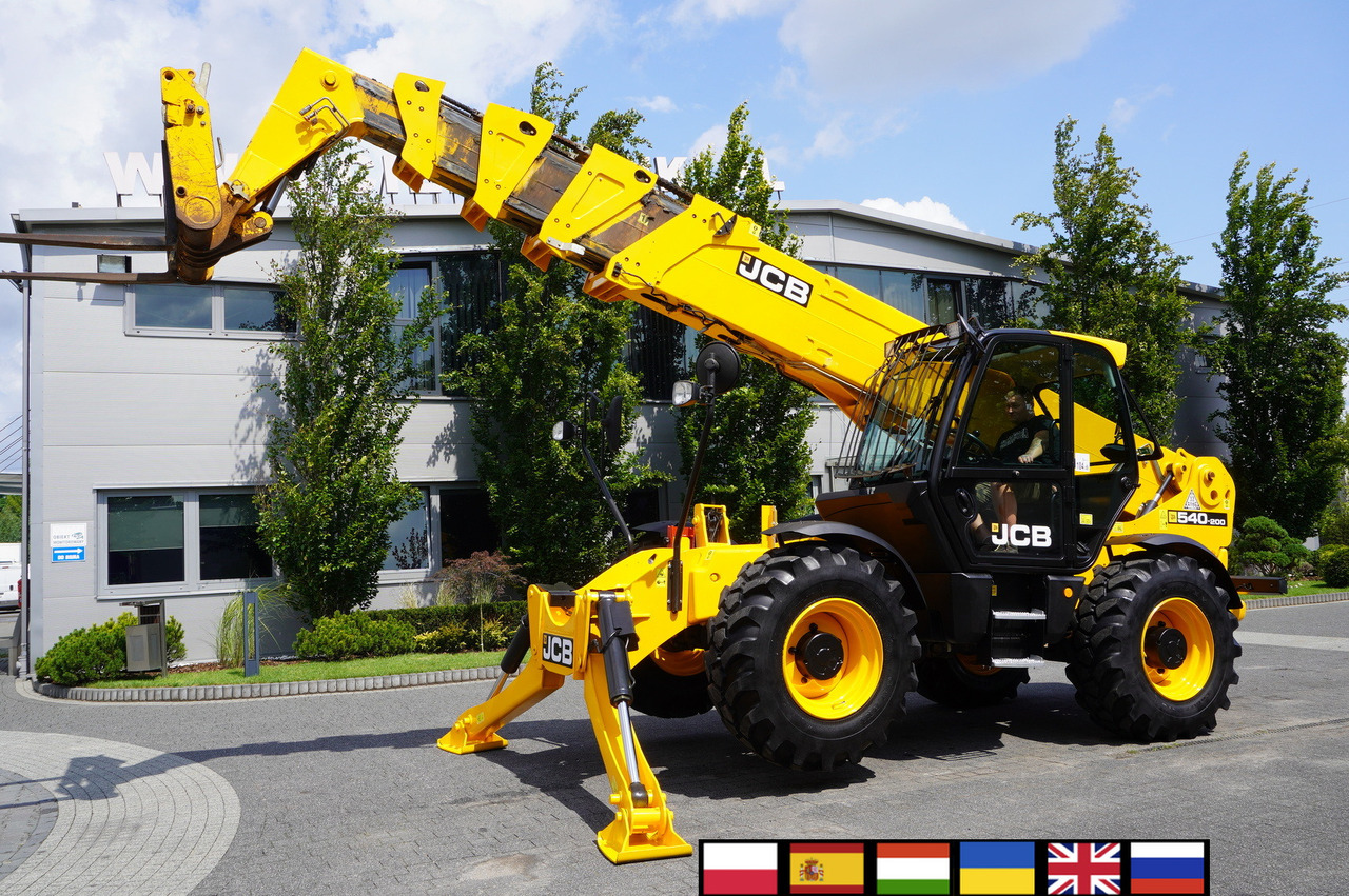 JCB 540-200 Telescopic Loader / 20 m reach / joystick - Cargadora de ruedas telescópica: foto 1 JCB 540-200 Telescopic Loader / 20 m reach / joystick - Cargadora de ruedas telescópica: foto 1