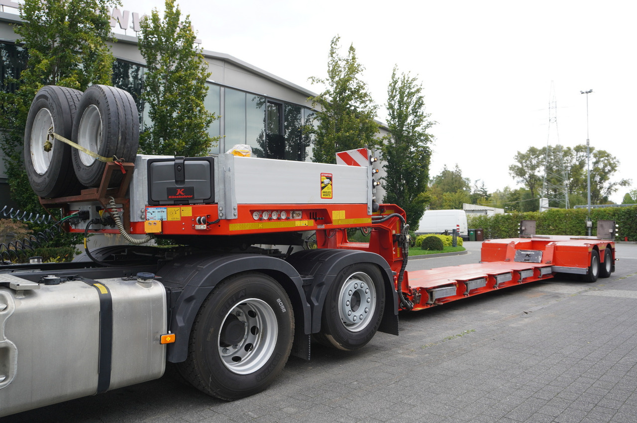 KÄSSBOHRER LB2 TIEF-BETT low loader semi-trailer / 16.5 m / Extendable semi-trailer / steered axles / 2 units - Semirremolque góndola rebajadas: foto 2 KÄSSBOHRER LB2 TIEF-BETT low loader semi-trailer / 16.5 m / Extendable semi-trailer / steered axles / 2 units - Semirremolque góndola rebajadas: foto 2