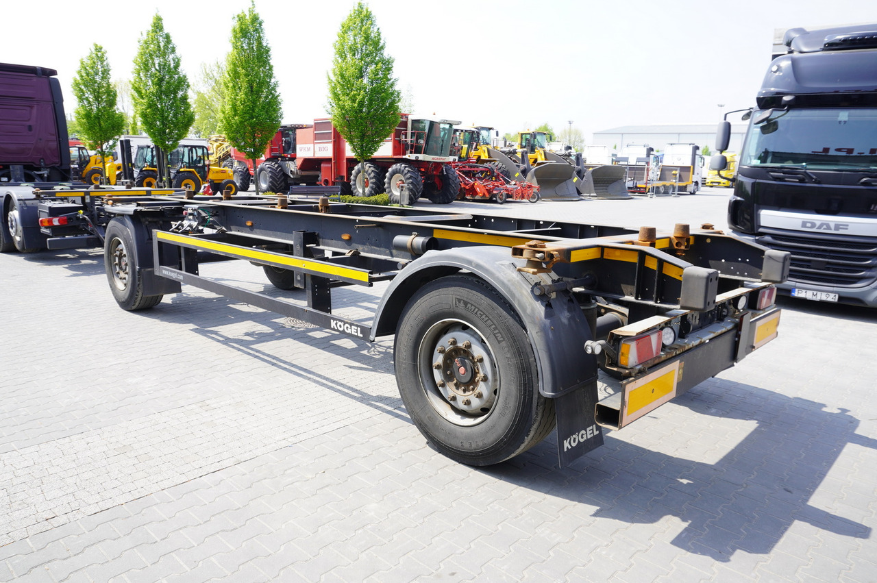 KOGEL AWE 18, two-axle, BDF, 7.5m chassis , air suspension, SAF axles - Remolque chasis: foto 4 KOGEL AWE 18, two-axle, BDF, 7.5m chassis , air suspension, SAF axles - Remolque chasis: foto 4