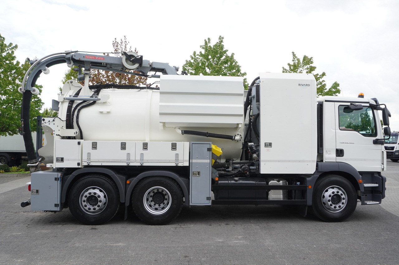 MAN TGM 26.340 E6 / RIVARD sewage cleaner 11.8 m3 / 170 tho. km / steered axle - Limpieza de alcantarillado: foto 2 MAN TGM 26.340 E6 / RIVARD sewage cleaner 11.8 m3 / 170 tho. km / steered axle - Limpieza de alcantarillado: foto 2