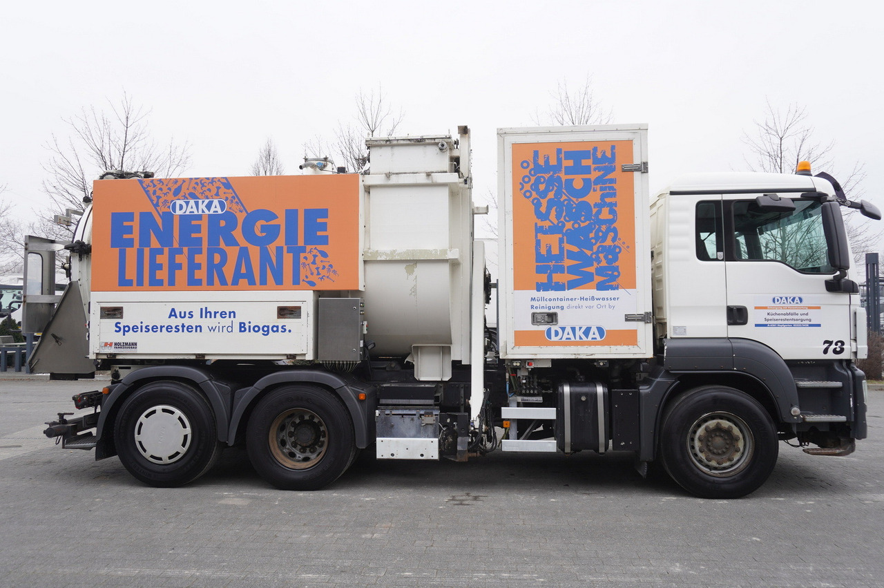 MAN TGS 26.360 / Holzmann Fahrzeugbau HBS 28/120.00 kitchen waste vehicle / Euro 5 - Camión de basura: foto 5 MAN TGS 26.360 / Holzmann Fahrzeugbau HBS 28/120.00 kitchen waste vehicle / Euro 5 - Camión de basura: foto 5