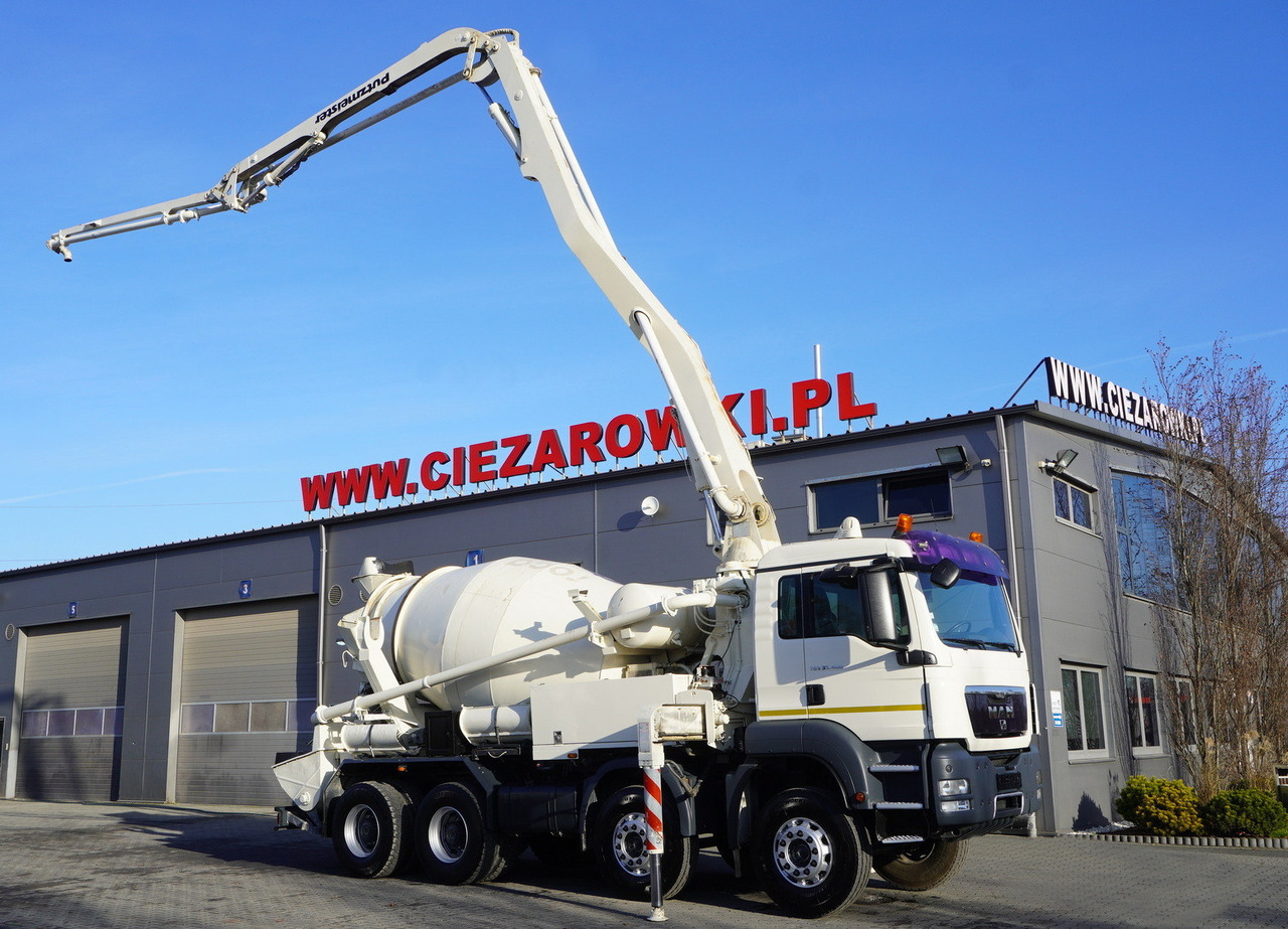 MAN TGS 32.400 8x4 Concrete Mixer Pump truck / 426 MTH !!! / 18 meters - Camión bomba de hormigón: foto 1 MAN TGS 32.400 8x4 Concrete Mixer Pump truck / 426 MTH !!! / 18 meters - Camión bomba de hormigón: foto 1