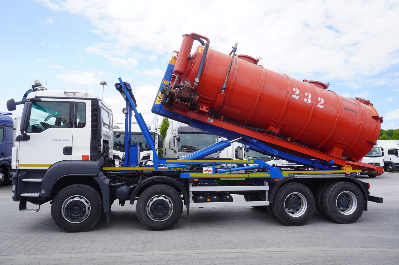 MAN TGS 35.400 8 × 4 E5 / HYVA HOOK LIFT 32.56 SE / Septic barrel 13000 L - Cuba de purín: foto 3 MAN TGS 35.400 8 × 4 E5 / HYVA HOOK LIFT 32.56 SE / Septic barrel 13000 L - Cuba de purín: foto 3