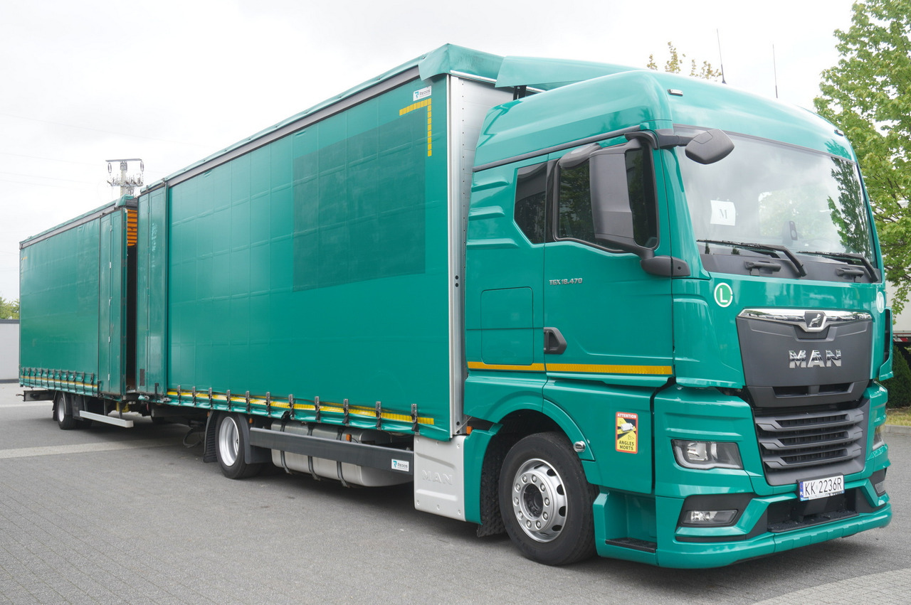 MAN TGX 18.470 / Trailer 19 EPAL / Curtainsider 19 EPAL / 2022 / Retarder / 15 units - Camión lona: foto 3 MAN TGX 18.470 / Trailer 19 EPAL / Curtainsider 19 EPAL / 2022 / Retarder / 15 units - Camión lona: foto 3