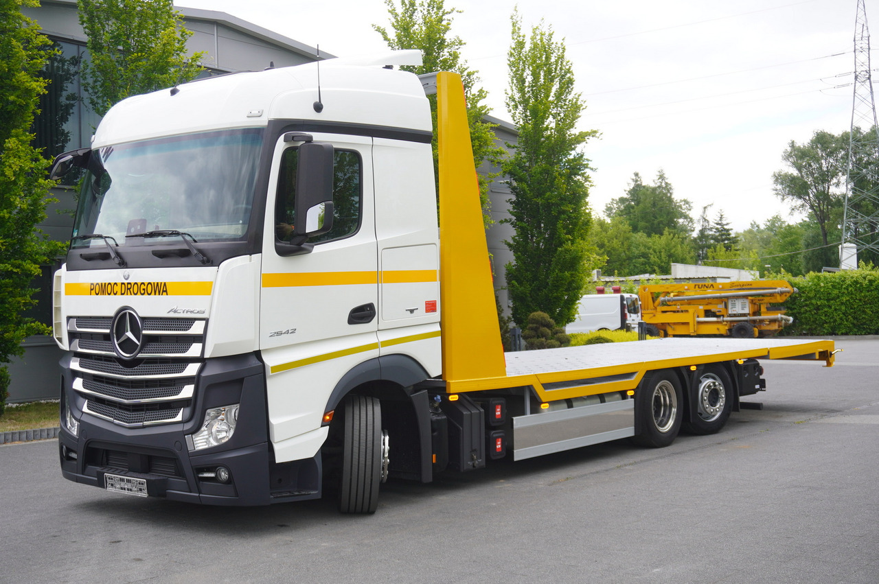 MERCEDES-BENZ Actros 2542 / New tow truck 9.2m / Steered 3rd axle - Camión portavehículos: foto 1 MERCEDES-BENZ Actros 2542 / New tow truck 9.2m / Steered 3rd axle - Camión portavehículos: foto 1