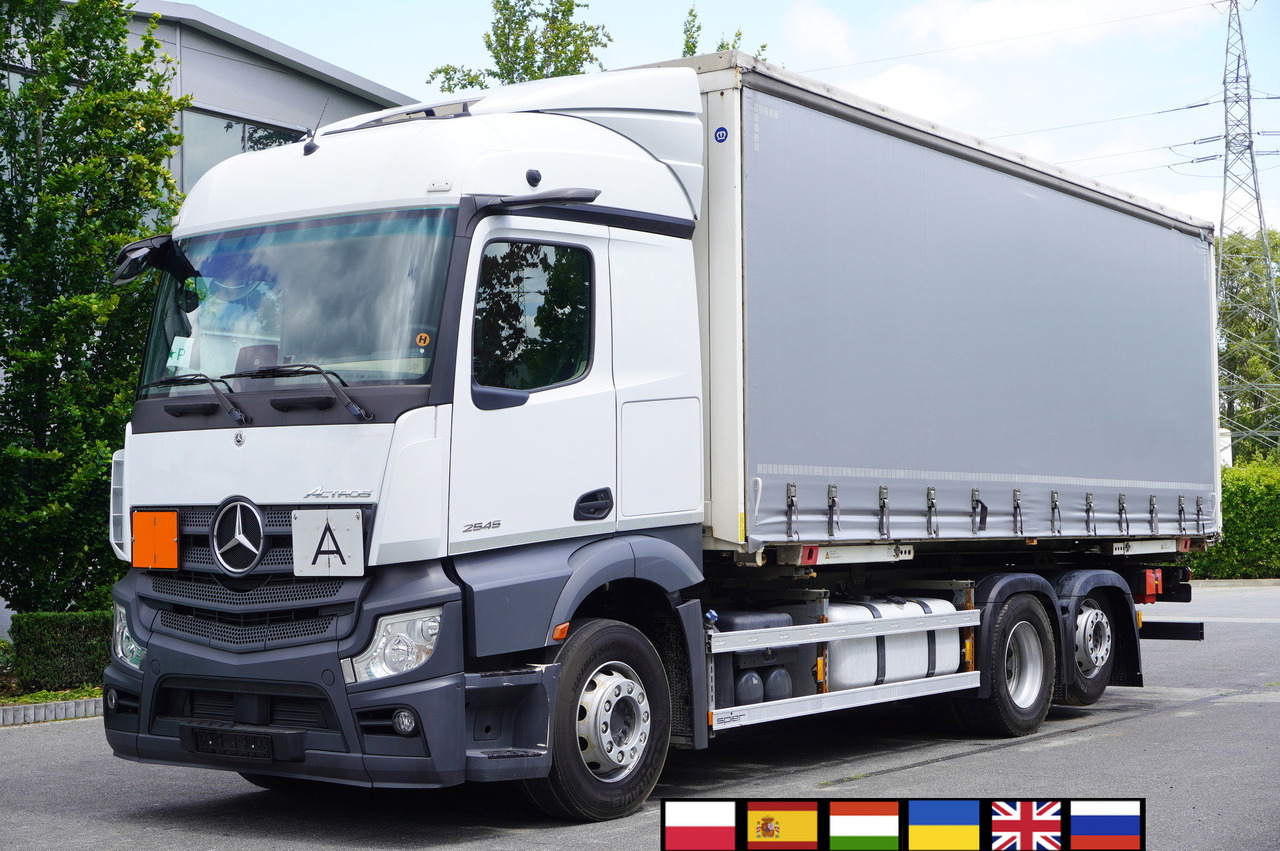 MERCEDES-BENZ Actros 2545 6×2 MP5 / ADR AT / Curtainsider 18 EPAL - Camión lona: foto 1 MERCEDES-BENZ Actros 2545 6×2 MP5 / ADR AT / Curtainsider 18 EPAL - Camión lona: foto 1