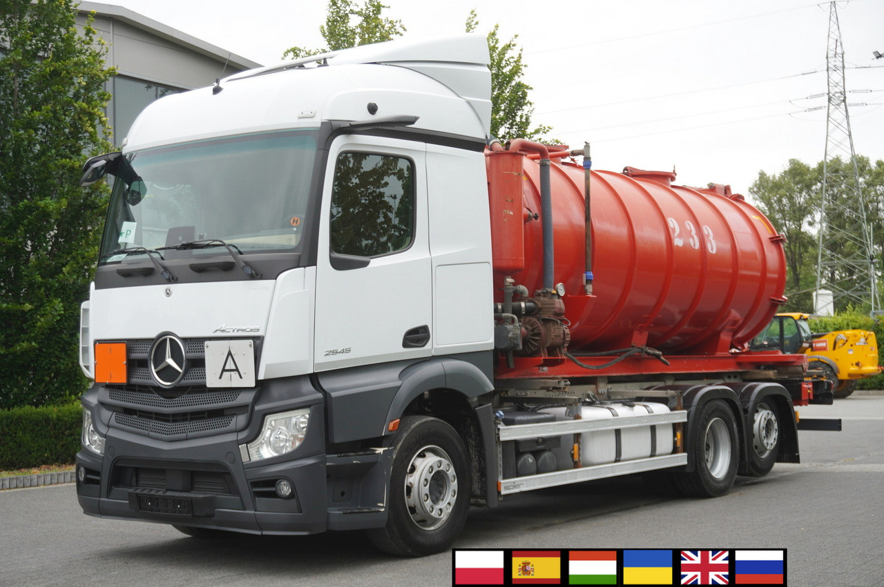 MERCEDES-BENZ Actros 2545 6 × 2 MP5 / NEW septic barrel 13000 L - Cuba de purín: foto 1 MERCEDES-BENZ Actros 2545 6 × 2 MP5 / NEW septic barrel 13000 L - Cuba de purín: foto 1