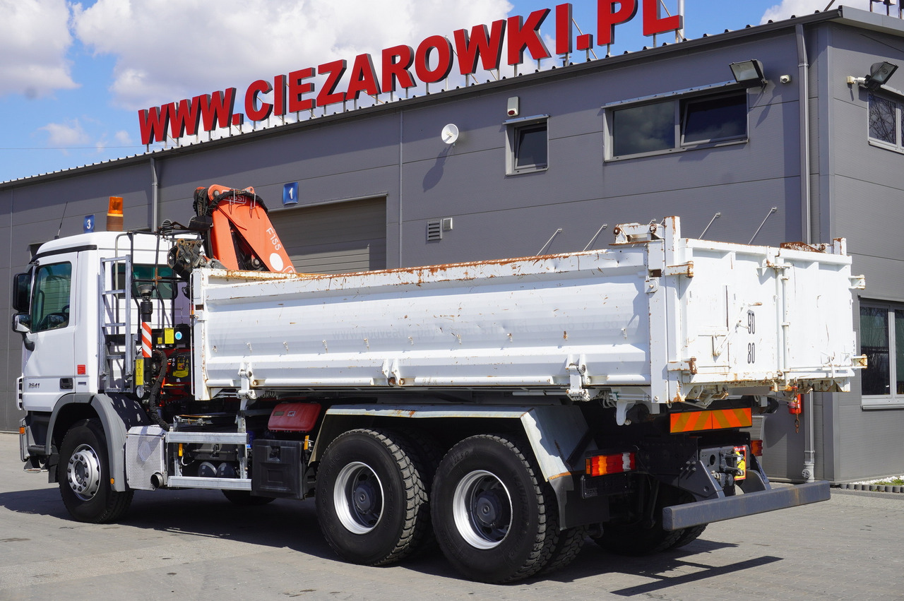 Camión grúa, Camión grúa MERCEDES-BENZ Actros 2641 6×4 E5 / Crane / Dumper / 110000 km!: foto 9