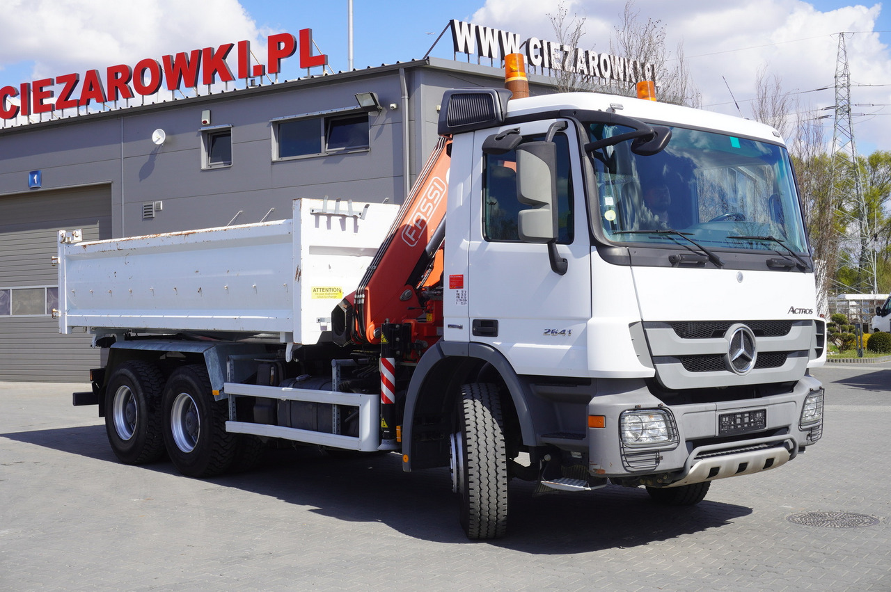 Camión grúa, Camión grúa MERCEDES-BENZ Actros 2641 6×4 E5 / Crane / Dumper / 110000 km!: foto 8