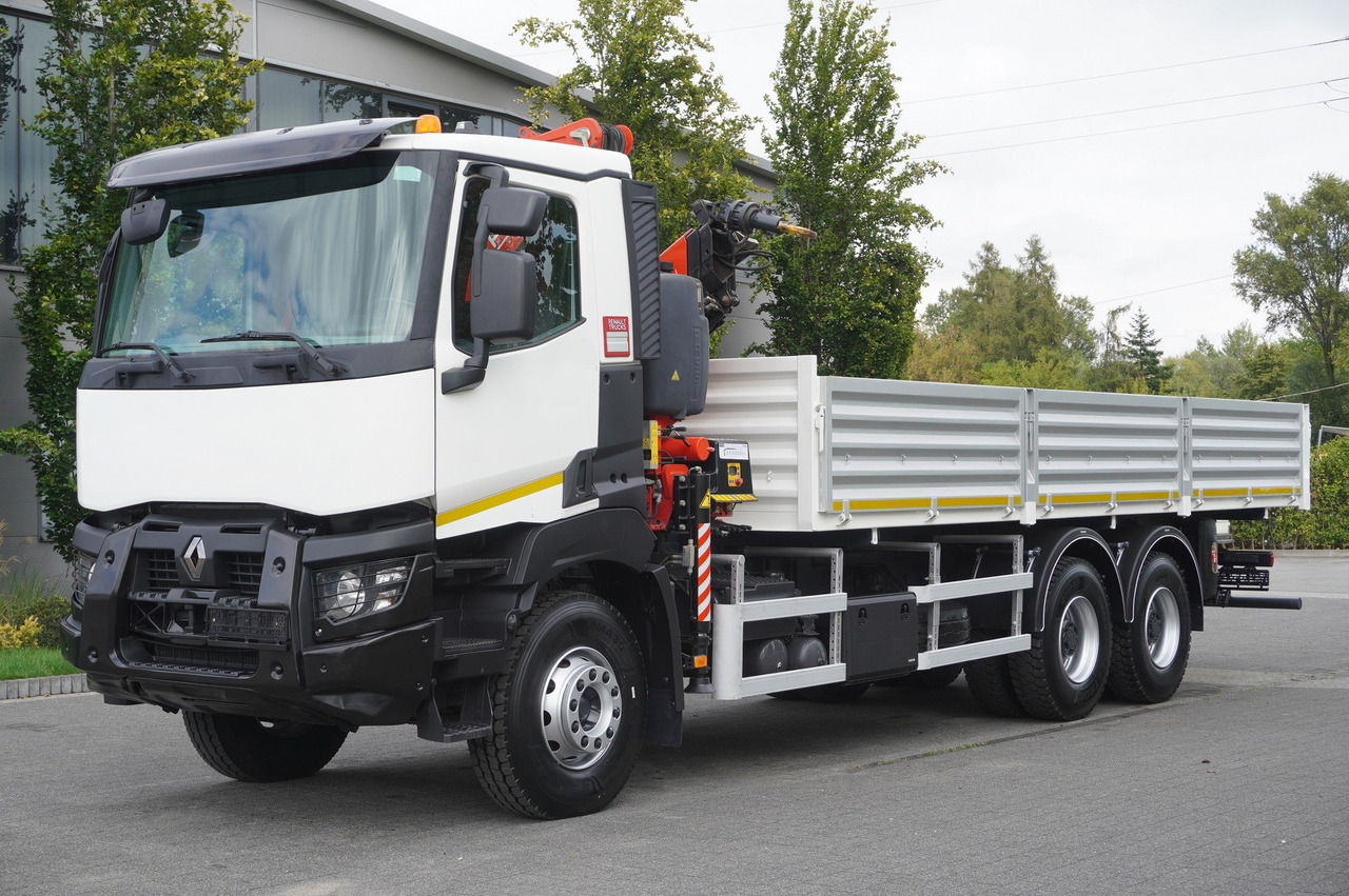 RENAULT K380 6×4 / FASSI F175 crane 7.85 t / 120 thousand km! / 2-sided tipper - Camión volquete, Camión grúa: foto 3 RENAULT K380 6×4 / FASSI F175 crane 7.85 t / 120 thousand km! / 2-sided tipper - Camión volquete, Camión grúa: foto 3