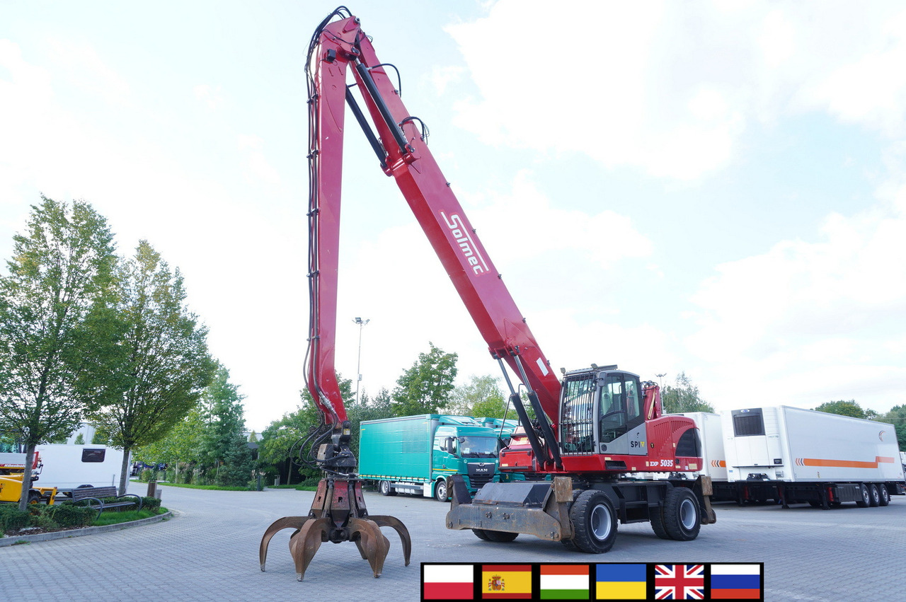 Solmec EXP 5035 / 6000 mth ! / 37t material handler - Excavadora de ruedas: foto 1 Solmec EXP 5035 / 6000 mth ! / 37t material handler - Excavadora de ruedas: foto 1
