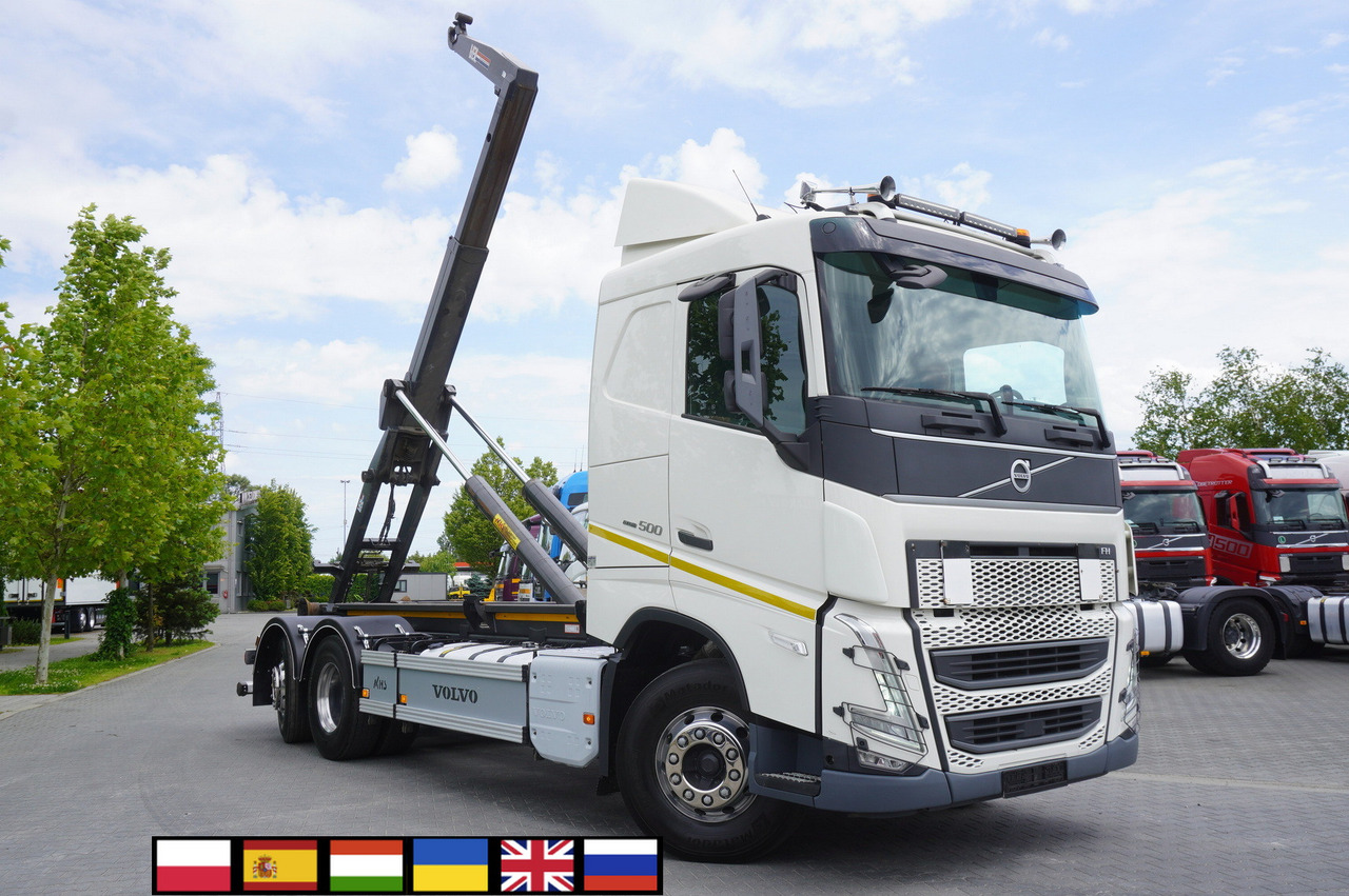 VOLVO FH 500 / VDL hooklift 21 tons / 2022 / steering 3d axle / 2 units - Camión multibasculante: foto 1 VOLVO FH 500 / VDL hooklift 21 tons / 2022 / steering 3d axle / 2 units - Camión multibasculante: foto 1