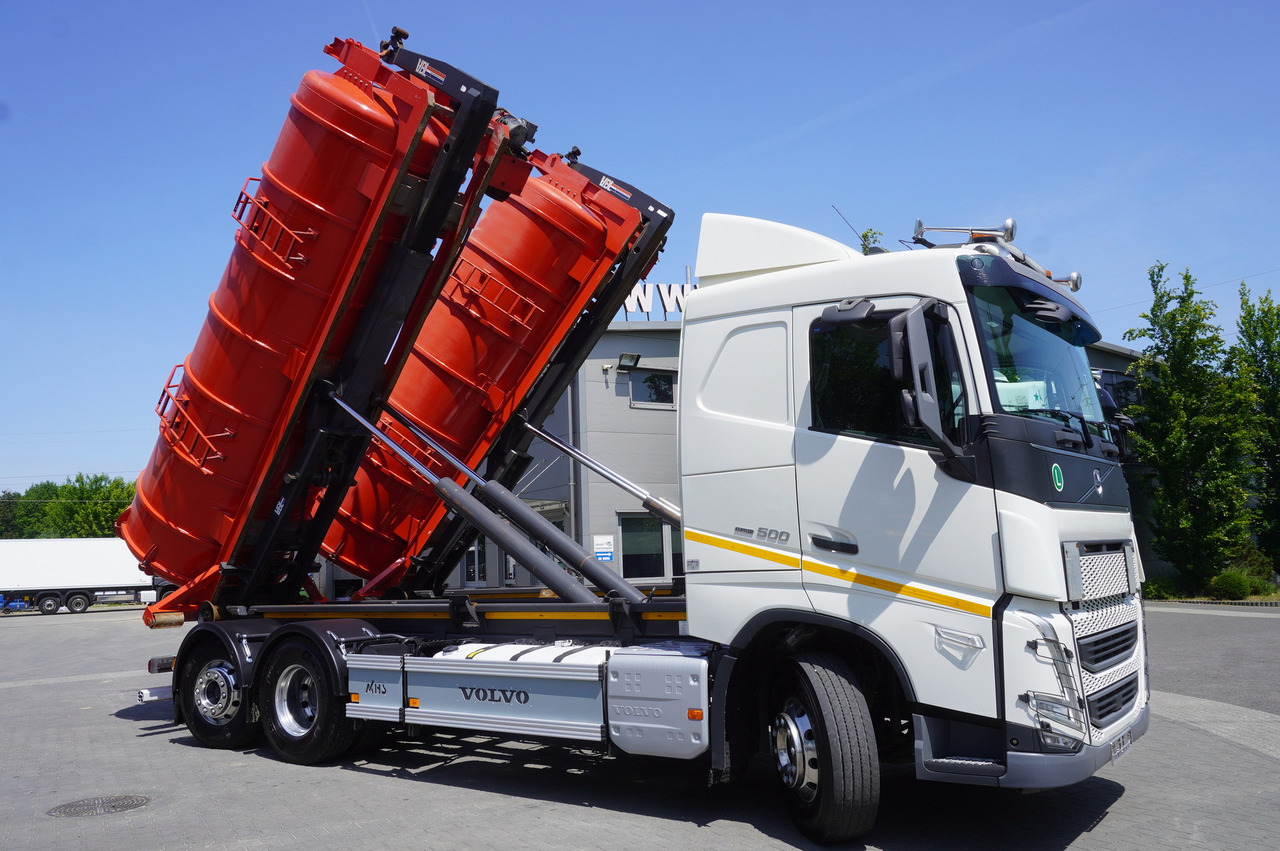 VOLVO Volvo FH 500 / Septic barrel 13000 l / Hook lift 21 t / 2022 / 3rd axle steered / 2 units - Cuba de purín: foto 4 VOLVO Volvo FH 500 / Septic barrel 13000 l / Hook lift 21 t / 2022 / 3rd axle steered / 2 units - Cuba de purín: foto 4