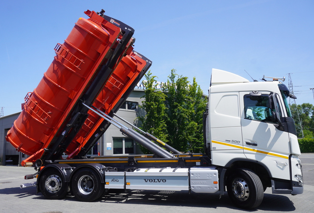 VOLVO Volvo FH 500 / Septic barrel 13000 l / Hook lift 21 t / 2022 / 3rd axle steered / 2 units - Cuba de purín: foto 5 VOLVO Volvo FH 500 / Septic barrel 13000 l / Hook lift 21 t / 2022 / 3rd axle steered / 2 units - Cuba de purín: foto 5