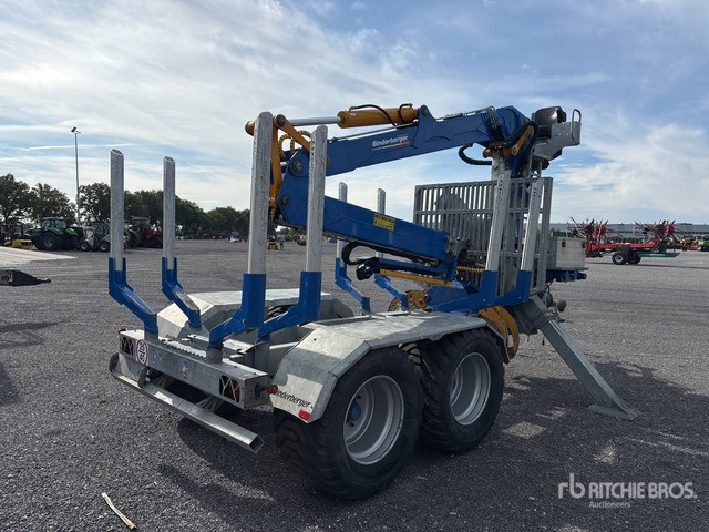2012 Binderberger RW14 T/A Log Trailer - Remolque forestal: foto 3 2012 Binderberger RW14 T/A Log Trailer - Remolque forestal: foto 3