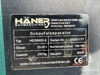 HAENER HSSB600-2 Separator (Unused) - Cazo para excavadora: foto 5 HAENER HSSB600-2 Separator (Unused) - Cazo para excavadora: foto 5
