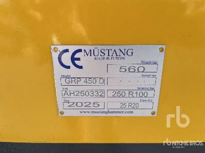 MUSTANG GRP 450 D (Unused) - Pinza de manipulación: foto 3 MUSTANG GRP 450 D (Unused) - Pinza de manipulación: foto 3