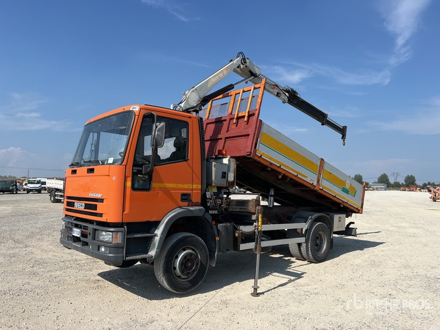 1999 Iveco EUROCARGO 130E18 PM 6522 3050 kg on Dump Truck with Crane - Desbrozadora de martillos/ Trituradora: foto 1 1999 Iveco EUROCARGO 130E18 PM 6522 3050 kg on Dump Truck with Crane - Desbrozadora de martillos/ Trituradora: foto 1