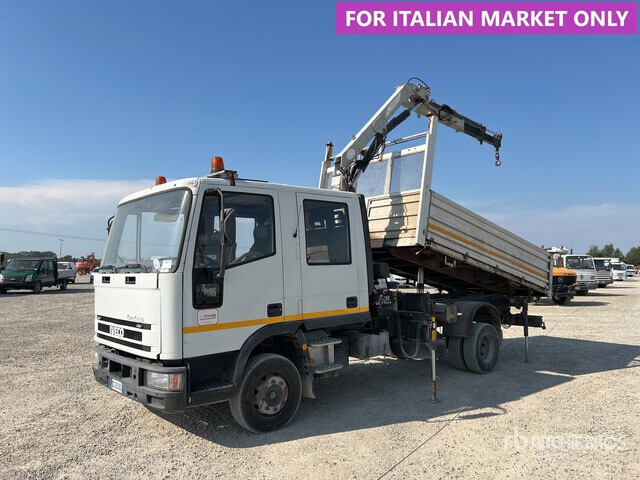 2002 Iveco Eurocargo 80E15 2002 PM 5022 2500 kg on Crew Cab Dump Truck with Crane - Desbrozadora de martillos/ Trituradora: foto 2 2002 Iveco Eurocargo 80E15 2002 PM 5022 2500 kg on Crew Cab Dump Truck with Crane - Desbrozadora de martillos/ Trituradora: foto 2