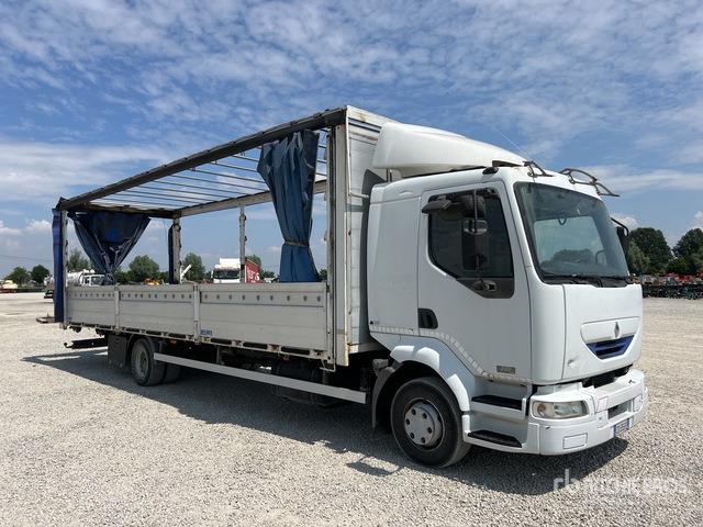 2002 Renault Midlum 4x2 Curtain Side Truck - Desbrozadora de martillos/ Trituradora: foto 4 2002 Renault Midlum 4x2 Curtain Side Truck - Desbrozadora de martillos/ Trituradora: foto 4