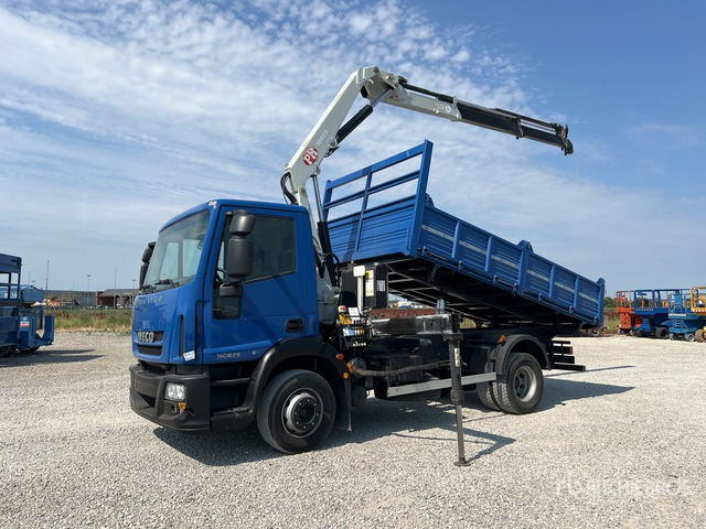 2009 Iveco Eurocargo 140E25 2002 PM Serie 10 on 4x2 Dump Truck with Crane - Desbrozadora de martillos/ Trituradora: foto 2 2009 Iveco Eurocargo 140E25 2002 PM Serie 10 on 4x2 Dump Truck with Crane - Desbrozadora de martillos/ Trituradora: foto 2