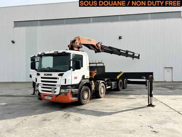 2005 Scania P380 2005 Palfinger PK 56002 18290 k ... Flatbed Truck with Crane - Camión caja abierta, Camión grúa: foto 2 2005 Scania P380 2005 Palfinger PK 56002 18290 k ... Flatbed Truck with Crane - Camión caja abierta, Camión grúa: foto 2