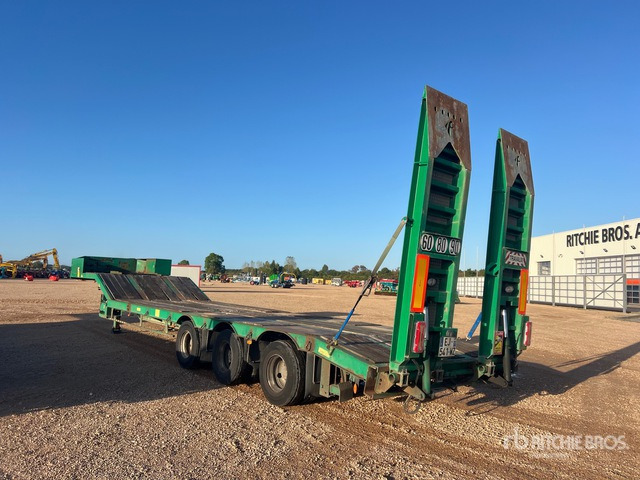 2006 ACTM S46315 Semi-Remorque Porte-Engins 3 Es ... Lowboy Trailer - Semirremolque góndola rebajadas: foto 4 2006 ACTM S46315 Semi-Remorque Porte-Engins 3 Es ... Lowboy Trailer - Semirremolque góndola rebajadas: foto 4