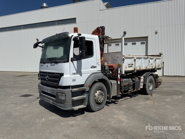 2008 Mercedes Axor 1833 2008 Palfinger PK15500 6100 kg ... Dump Truck with Crane - Camión volquete, Camión grúa: foto 2 2008 Mercedes Axor 1833 2008 Palfinger PK15500 6100 kg ... Dump Truck with Crane - Camión volquete, Camión grúa: foto 2