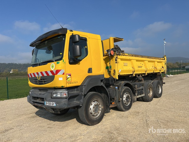 2008 Renault Kerax 450.32 8x4 Crew Cab Camion Benne Tri/A Dump Truck - Camión volquete: foto 1 2008 Renault Kerax 450.32 8x4 Crew Cab Camion Benne Tri/A Dump Truck - Camión volquete: foto 1