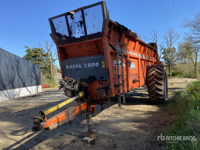 2008 Sodimac Rafal 1800 S/A Epandeur A Fumier 1 Essieu Manure Spreader - Esparcidor de estiércol: foto 2 2008 Sodimac Rafal 1800 S/A Epandeur A Fumier 1 Essieu Manure Spreader - Esparcidor de estiércol: foto 2