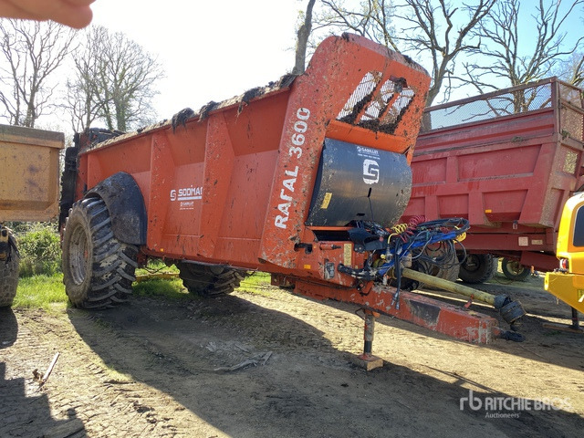 2018 Sodimac Rafal 3600 S/A Epandeur A Fumier 1 Essieu Manure Spreader - Esparcidor de estiércol: foto 2 2018 Sodimac Rafal 3600 S/A Epandeur A Fumier 1 Essieu Manure Spreader - Esparcidor de estiércol: foto 2