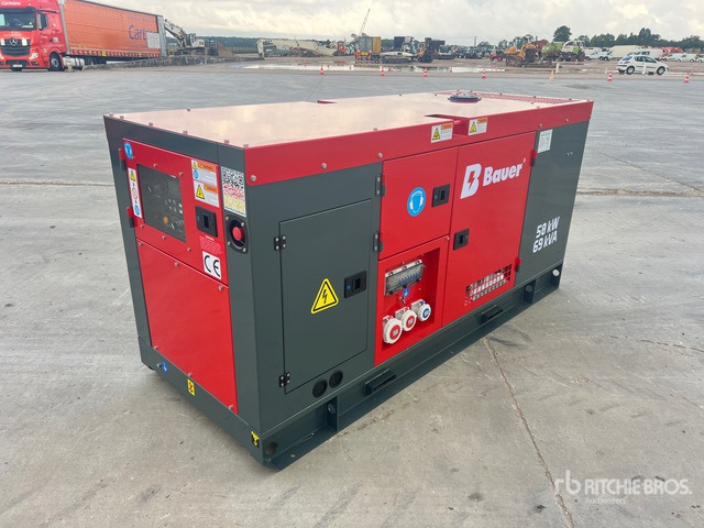 2025 Bauer GFS-50kW 62.5 kVA Skid-Mounted Groupe El ... Generator Set - Generador industriale: foto 3 2025 Bauer GFS-50kW 62.5 kVA Skid-Mounted Groupe El ... Generator Set - Generador industriale: foto 3
