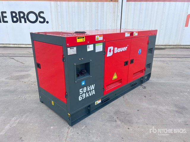 2025 Bauer GFS-50kW 62.5 kVA Skid-Mounted Groupe El ... Generator Set - Generador industriale: foto 1 2025 Bauer GFS-50kW 62.5 kVA Skid-Mounted Groupe El ... Generator Set - Generador industriale: foto 1