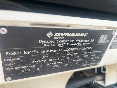 DYNAPAC CC4200 VI Compacteur Vibrant Tandem - Apisonadora de asfalto: foto 5 DYNAPAC CC4200 VI Compacteur Vibrant Tandem - Apisonadora de asfalto: foto 5