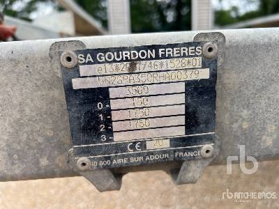 GOURDON GPA350 T/A Remorque 2 Essieux - Remolque porta maquinaria: foto 5 GOURDON GPA350 T/A Remorque 2 Essieux - Remolque porta maquinaria: foto 5