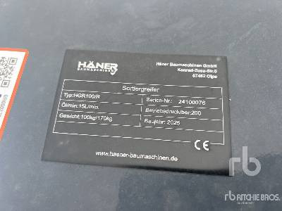HAENER HGR100R+ GR30 Rotating Sorting (Unused) - Pinza de manipulación: foto 5 HAENER HGR100R+ GR30 Rotating Sorting (Unused) - Pinza de manipulación: foto 5