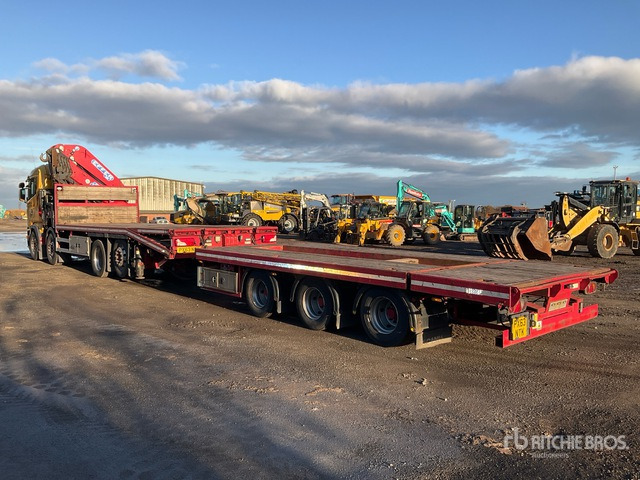 2013 Scania R480LB Effer 685/5S Crane - Beavertail T/A Sleeper Truck Tractor - Camión caja abierta: foto 4 2013 Scania R480LB Effer 685/5S Crane - Beavertail T/A Sleeper Truck Tractor - Camión caja abierta: foto 4