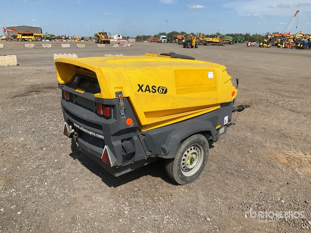 2016 Atlas Copco XAS67KD Mobile Air Compressor - Compresor de aire: foto 4 2016 Atlas Copco XAS67KD Mobile Air Compressor - Compresor de aire: foto 4