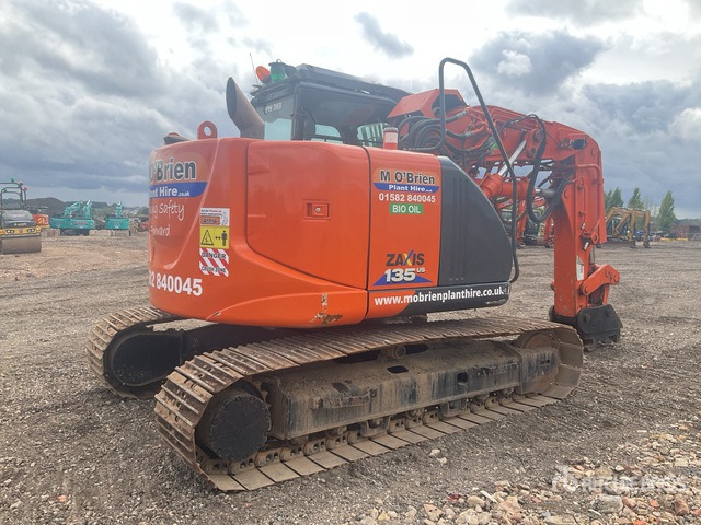 2016 Hitachi ZX135US-5B SRF Tunnel Spec Tracked Excavator - Excavadora de cadenas: foto 3 2016 Hitachi ZX135US-5B SRF Tunnel Spec Tracked Excavator - Excavadora de cadenas: foto 3