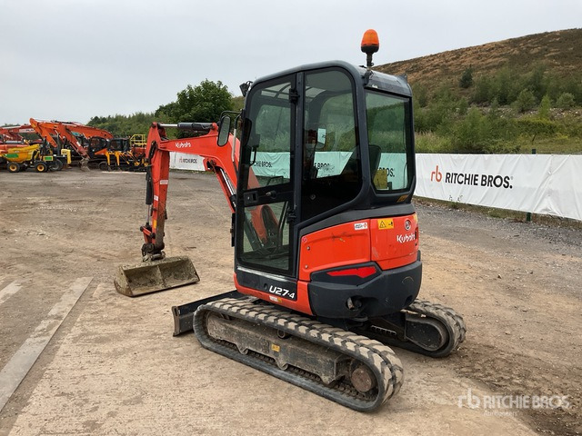 2016 Kubota U27-4 Mini Excavator: <6.6t - Miniexcavadora: foto 4 2016 Kubota U27-4 Mini Excavator: <6.6t - Miniexcavadora: foto 4