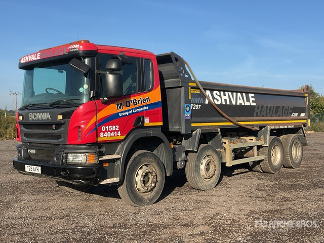 2017 Scania P410 8x4 Twin-Steer Tri/A Dump Truck - Camión volquete: foto 1 2017 Scania P410 8x4 Twin-Steer Tri/A Dump Truck - Camión volquete: foto 1